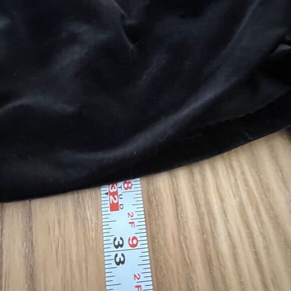 Zara Womens Short Velvet Dress Size XS Black Long Sleeve V Neck Party Velour - Picture 6 of 16
